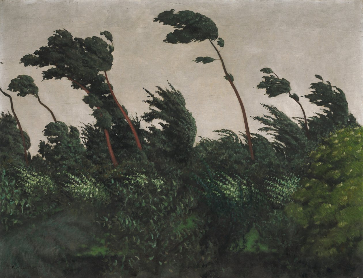 A szél, 1910. alkotó: Félix Vallotton