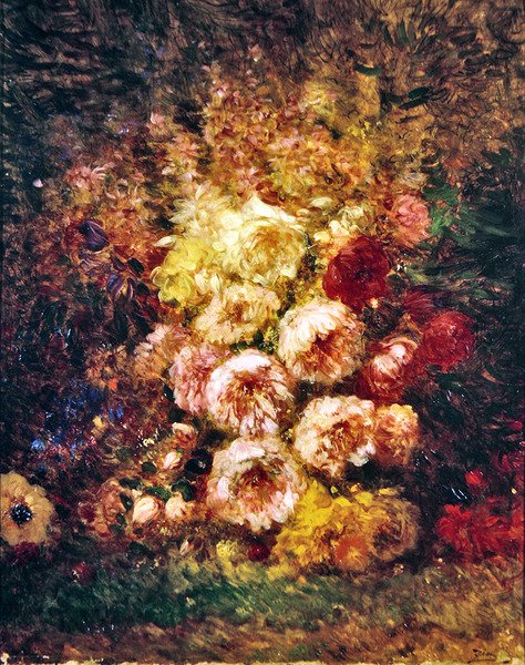 Paeonies alkotó: Félix Ziem