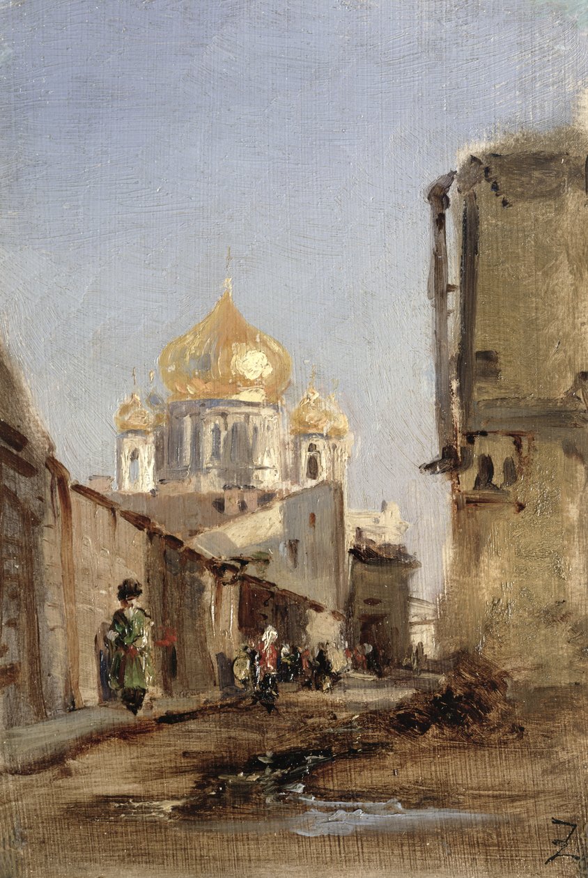Tobolszki tanulmány, 1842 alkotó: Félix Ziem