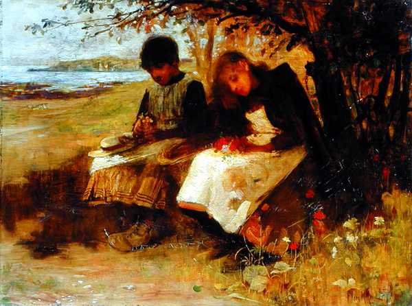 Vadvirágok (olaj, vászon) alkotó: Flora Macdonald Reid