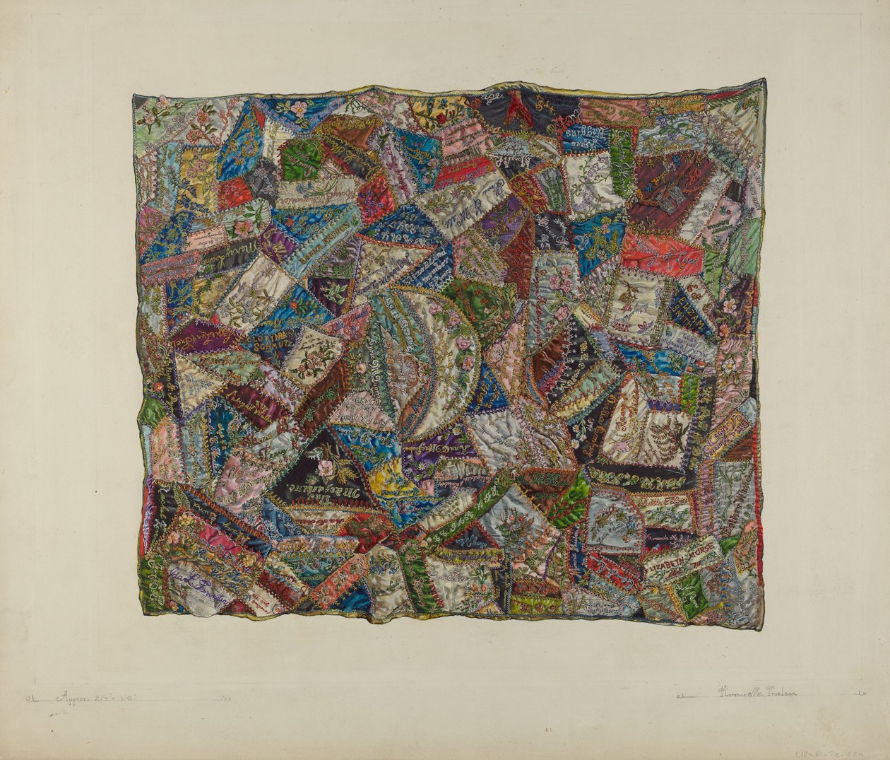 Patchwork paplan alkotó: Florence Truelson