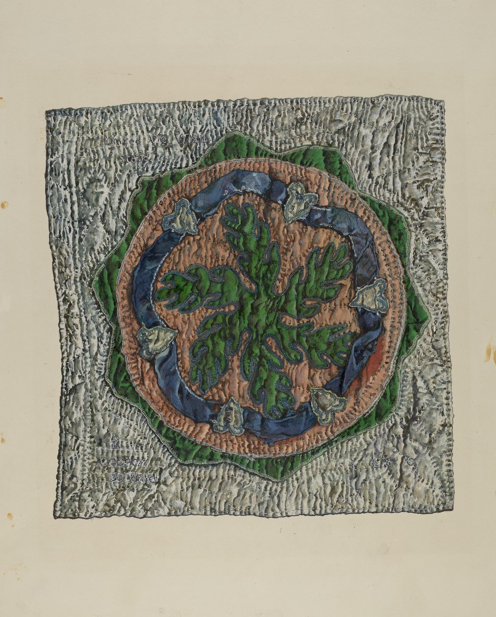 Quilt Block - "E. Cooper" Design alkotó: Florence Truelson