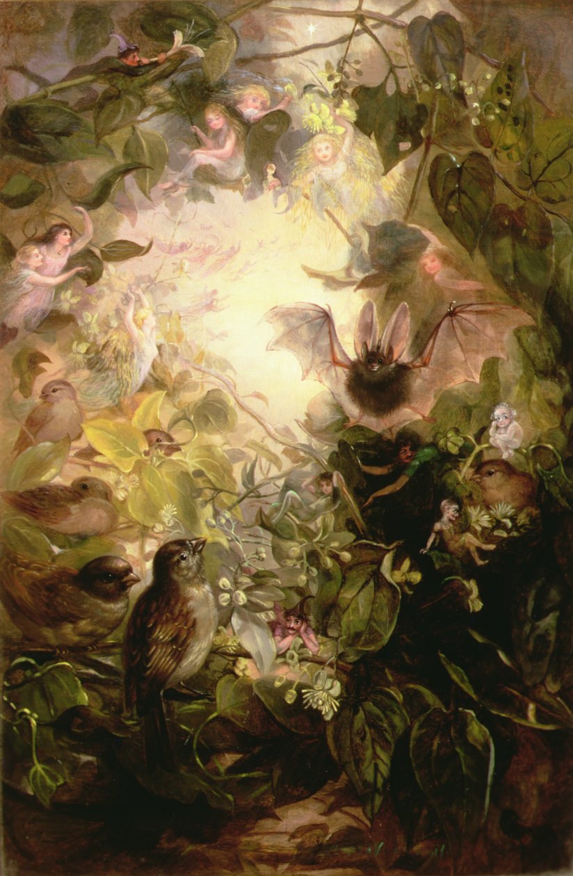 A tündérvadászat (olaj, vászon) alkotó: Florence Vernon