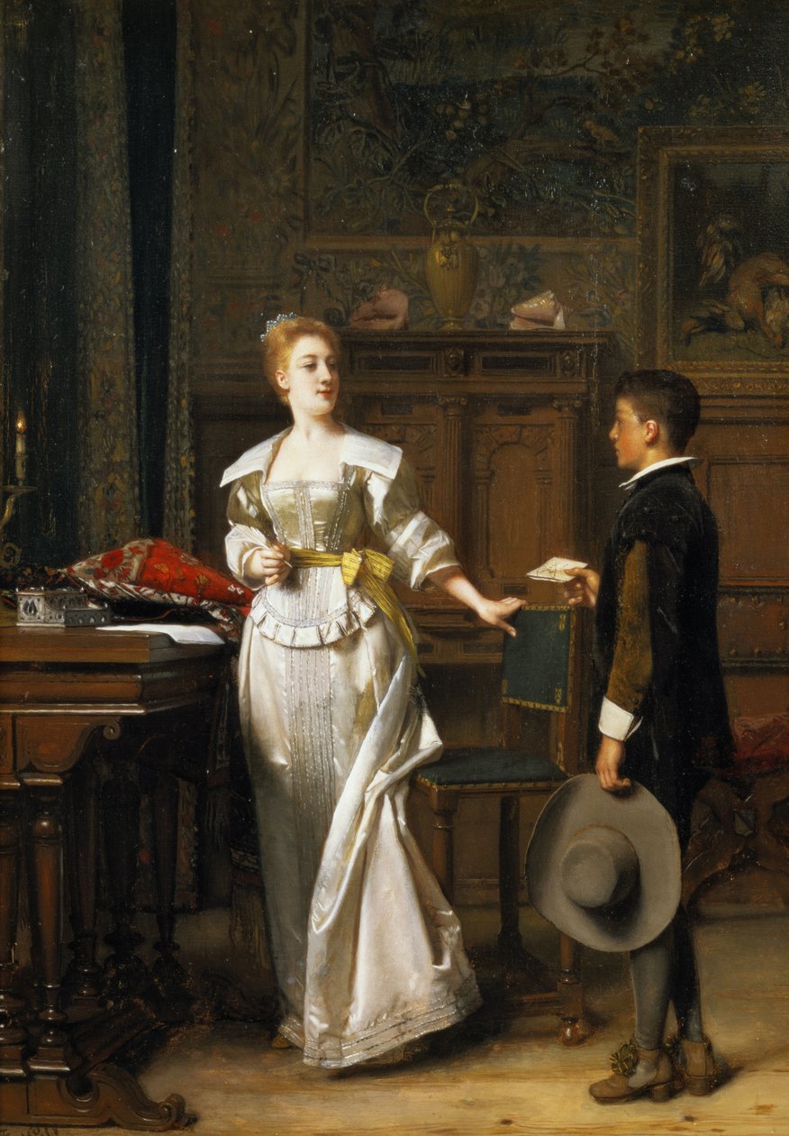 A Valentin levél alkotó: Florent Willems