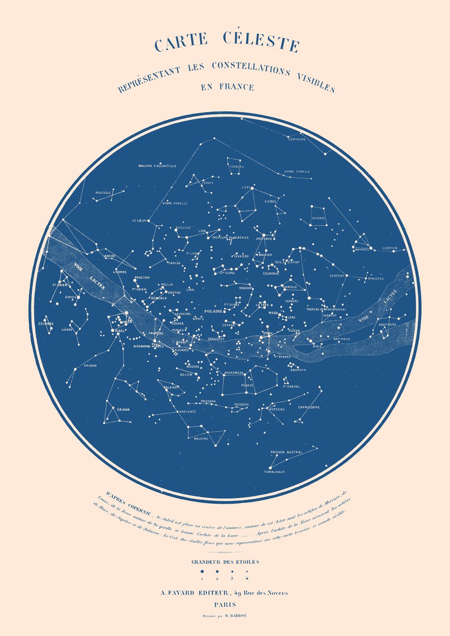 Carte Celeste – ASTER EDITION, 2022 (digitális) alkotó: Florent Bodart
