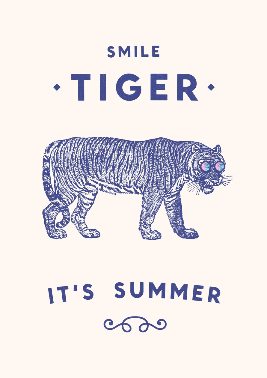 Mosolytigris, 2020 (digitális) alkotó: Florent Bodart