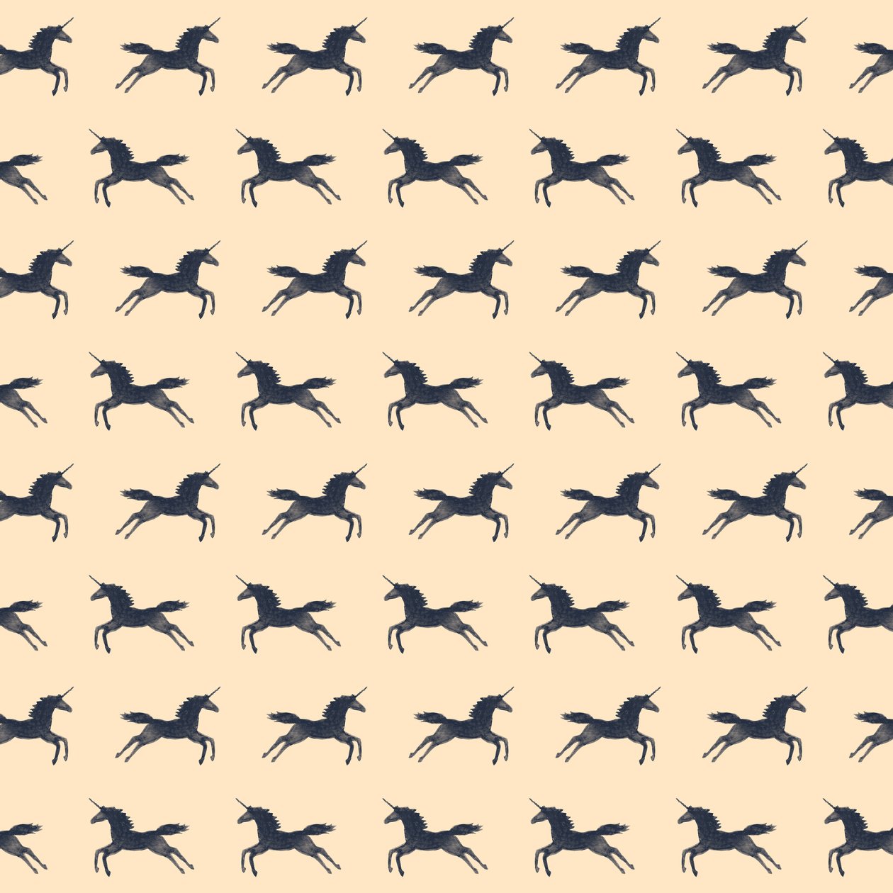 Unicorns - Pattern, 2018 (digital) alkotó: Florent Bodart