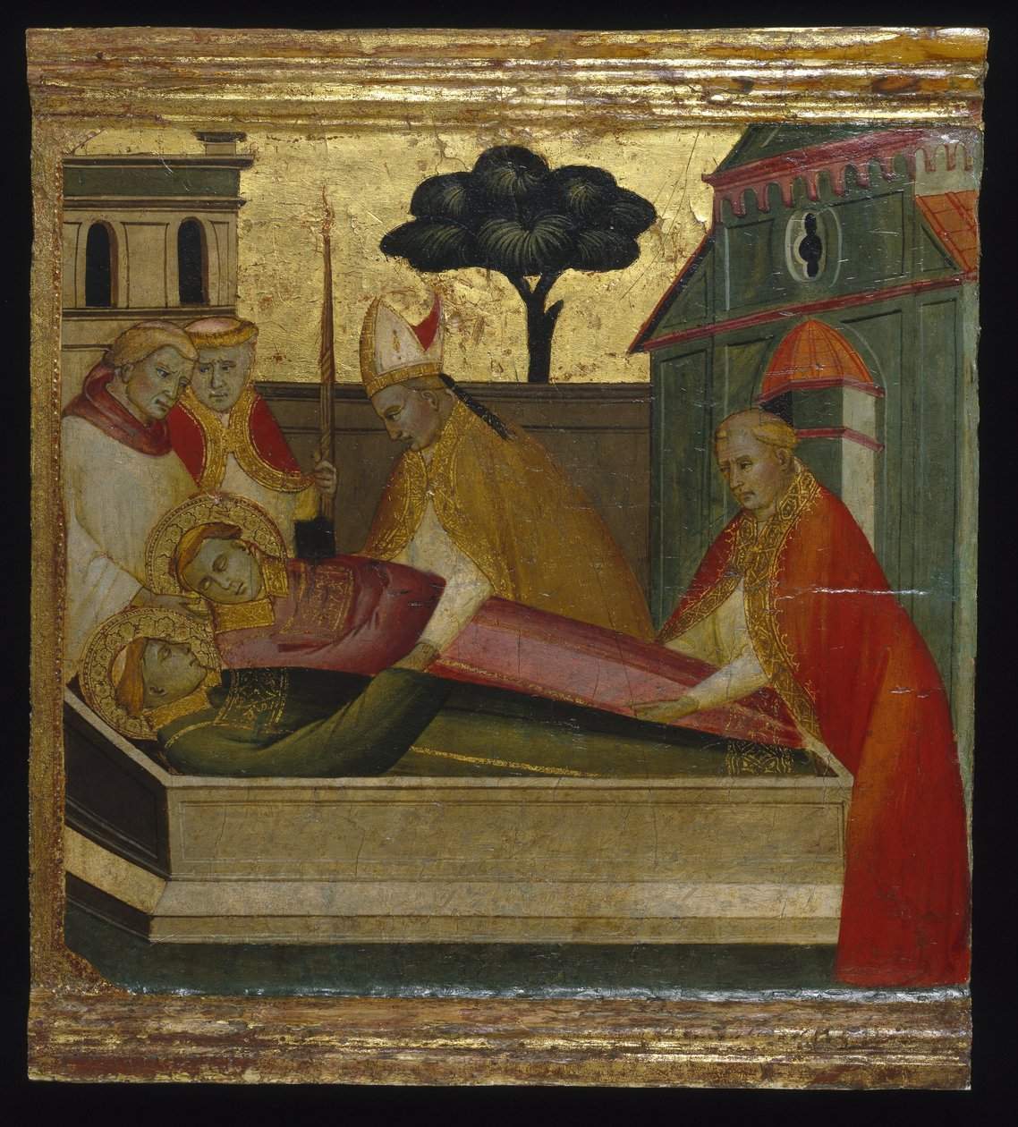 Szent Lőrincet Szent István sírjában temették el alkotó: Florentine Lorenzo di Niccolò