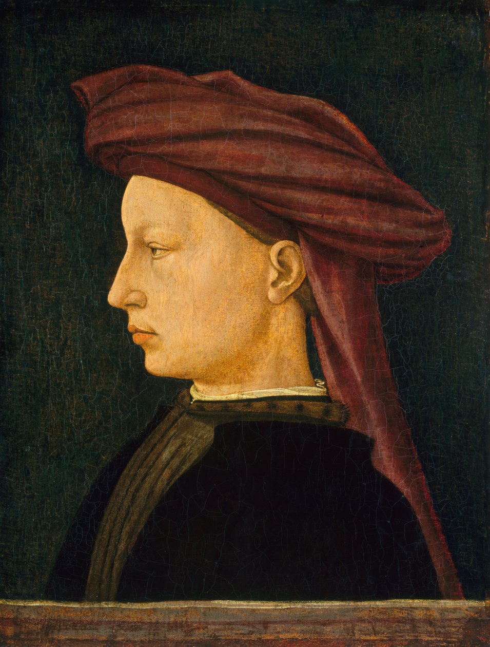 Egy fiatal férfi profilportréja alkotó: Florentine 15th Century