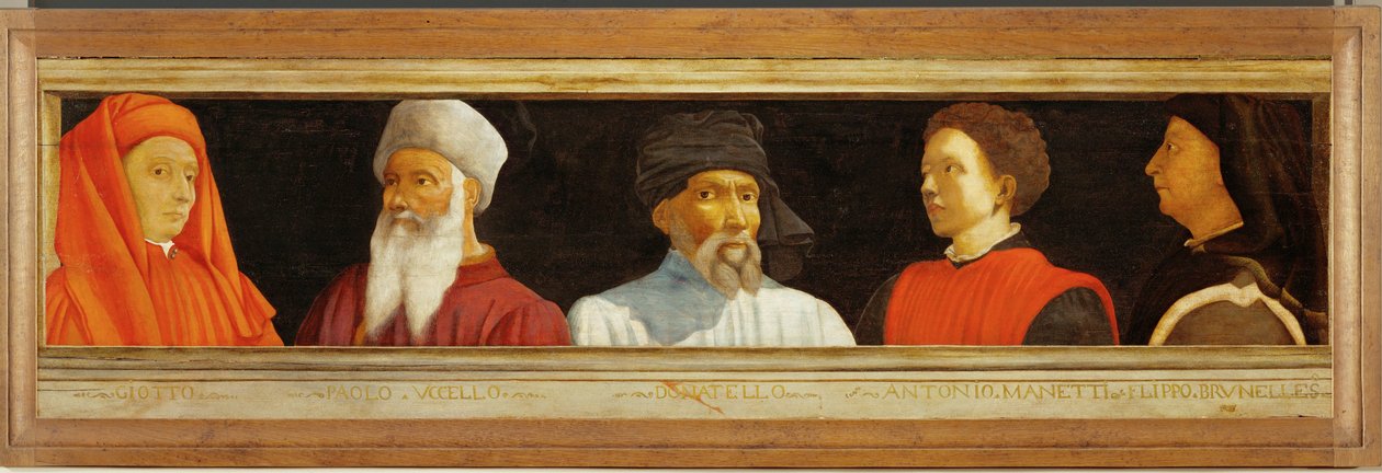 A reneszánsz festészet öt mestere: Giotto, Uccello ... alkotó: Florentine School
