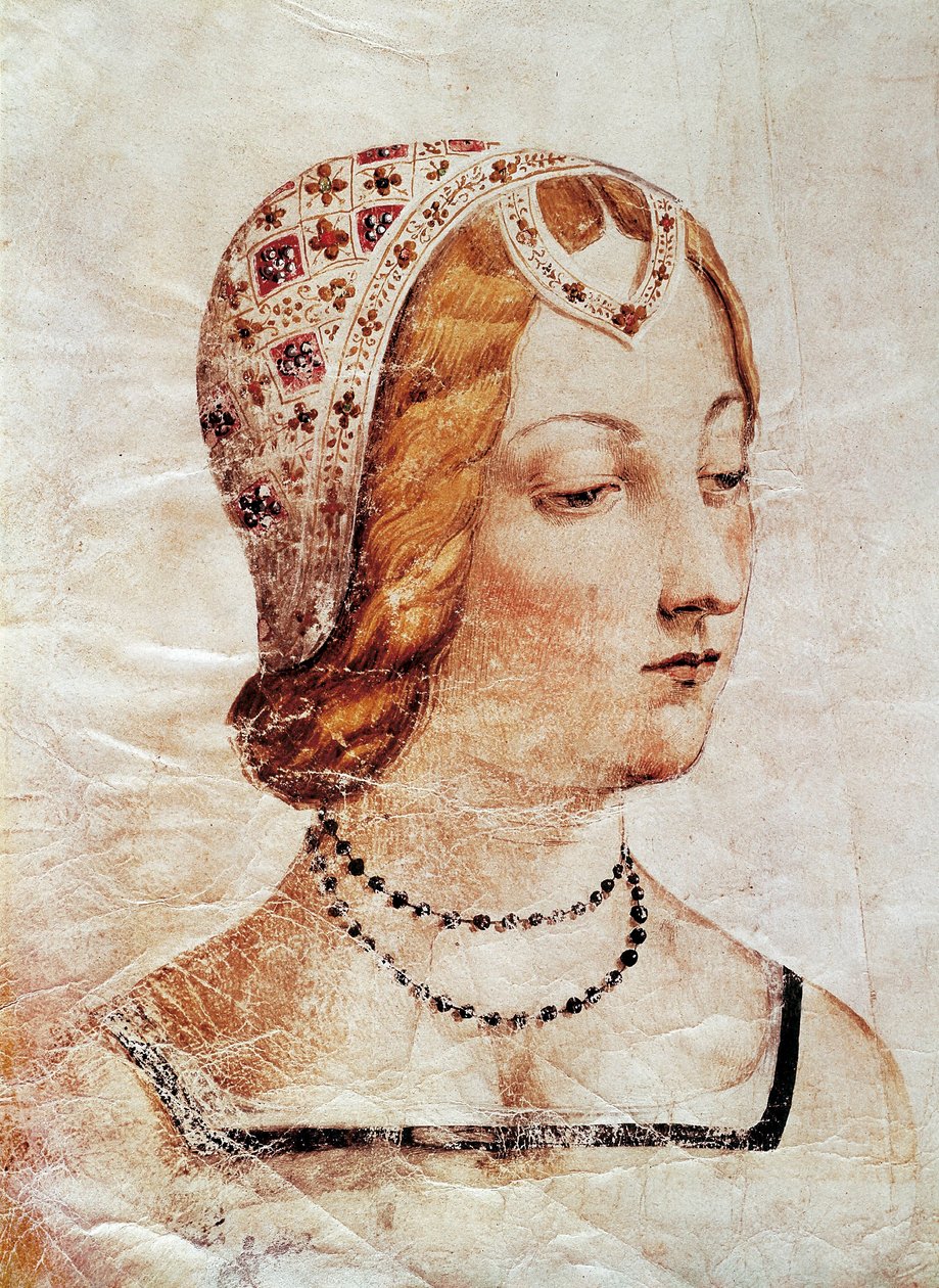 Laure-t ábrázoló miniatűr alkotó: Florentine School