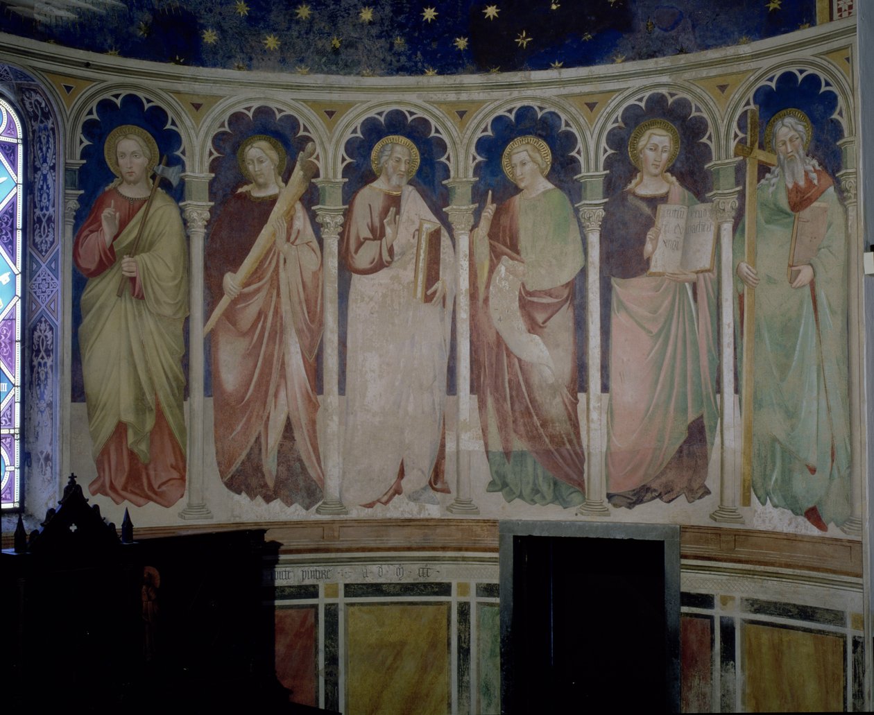 Hat apostol, 1390 körül alkotó: Florentine School
