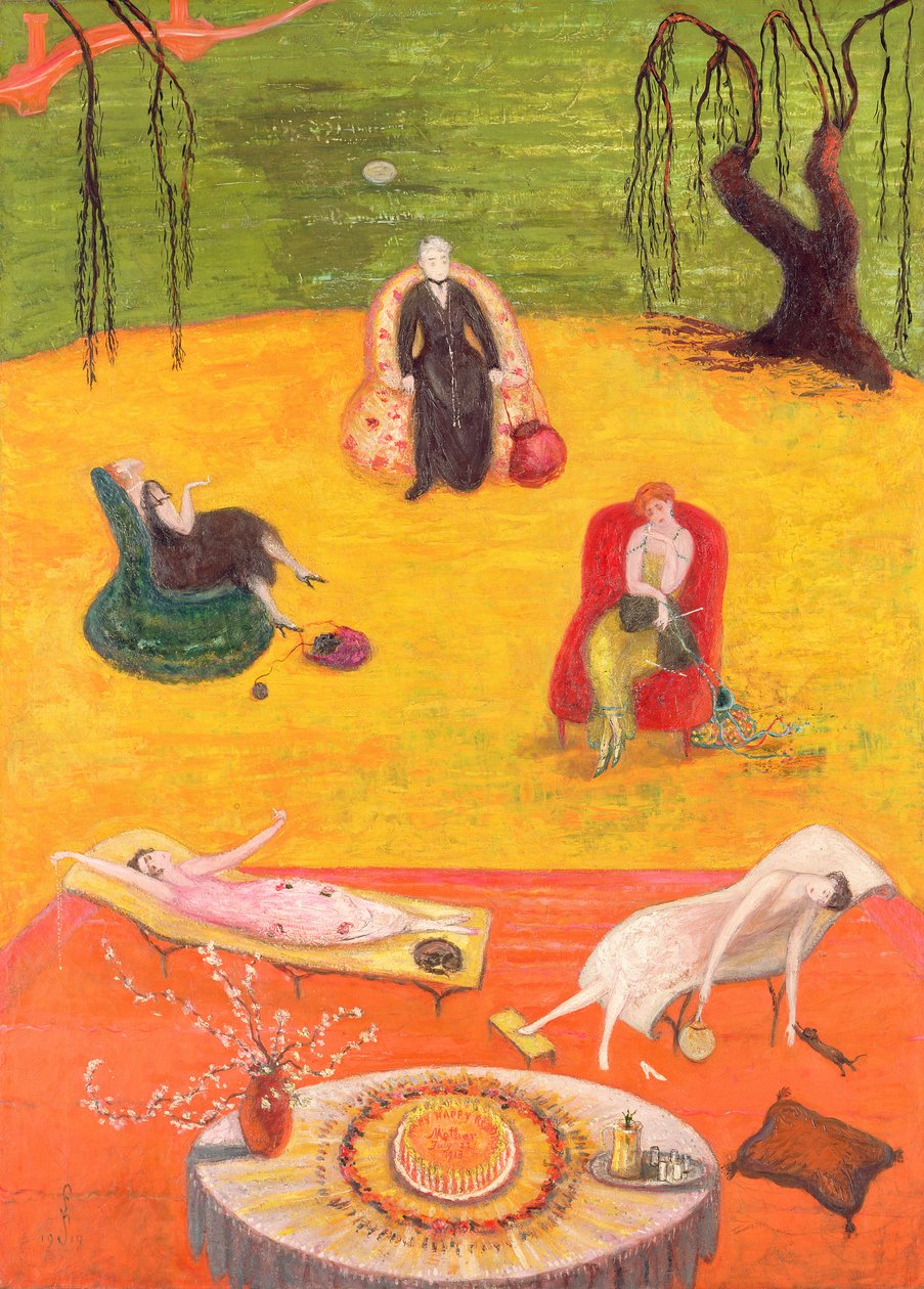 hőség, 1919 alkotó: Florine Stettheimer