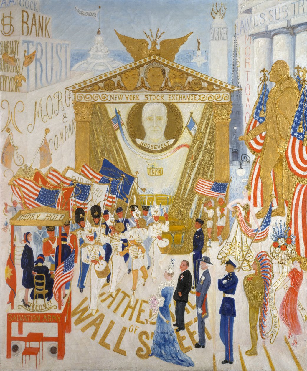 A Wall Street katedrálisai, 1939 alkotó: Florine Stettheimer