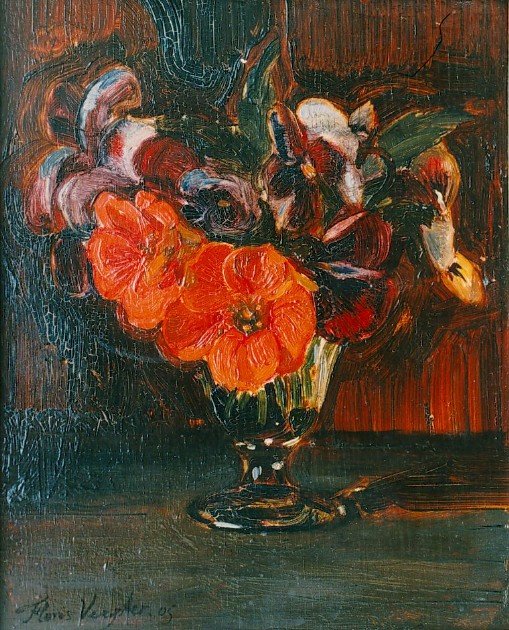 Virágok egy pohárban alkotó: Floris Verster