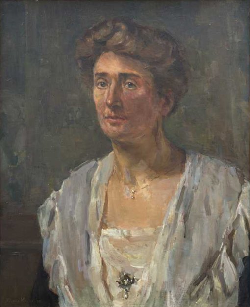 Henriette van Heukelom-van den Brandeler portréja alkotó: Floris Verster