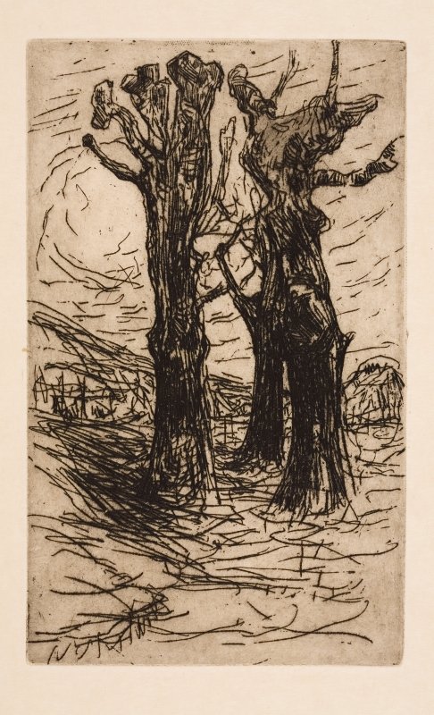 Két gesztenyefa alkotó: Floris Verster