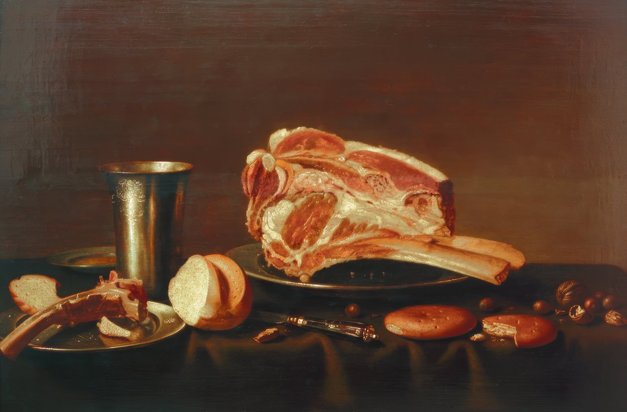 Asztali darab szelettel alkotó: Floris Gerritsz. Schooten