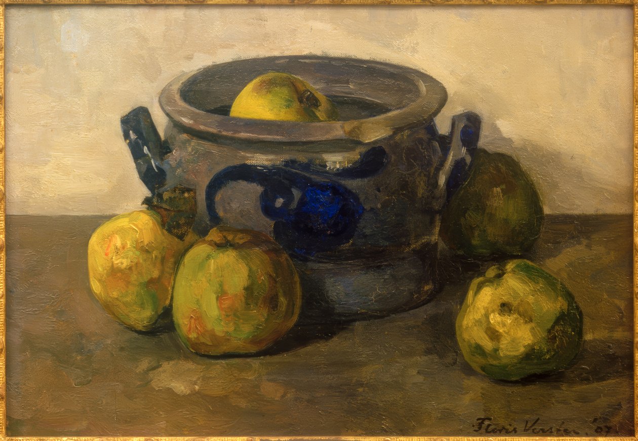 Kőedény almával alkotó: Floris Verster