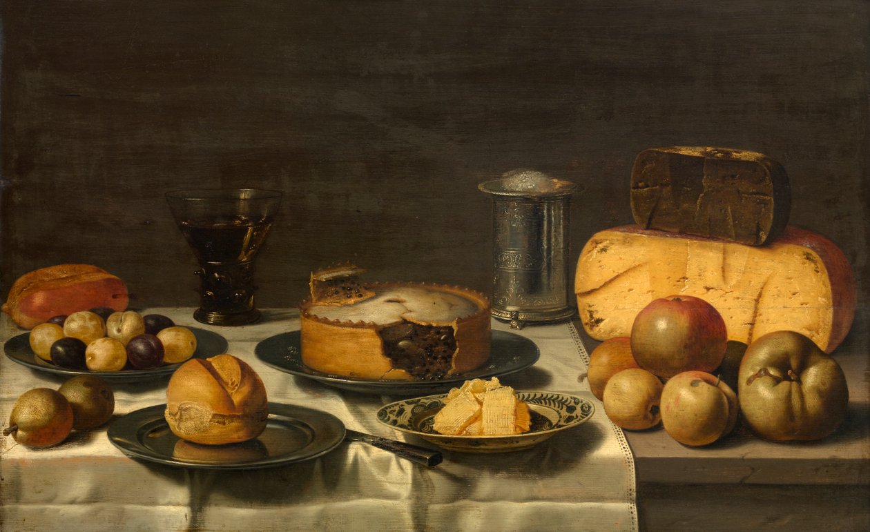 Egy holland reggeli (olaj a panelen) alkotó: Floris Gerritsz van Schooten
