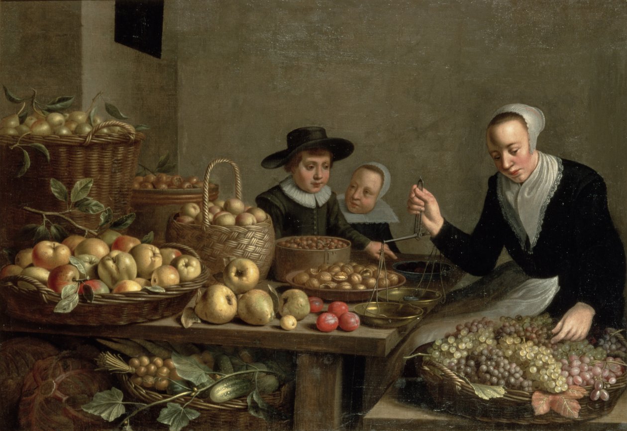 Gyümölcsbódé alkotó: Floris Gerritsz van Schooten