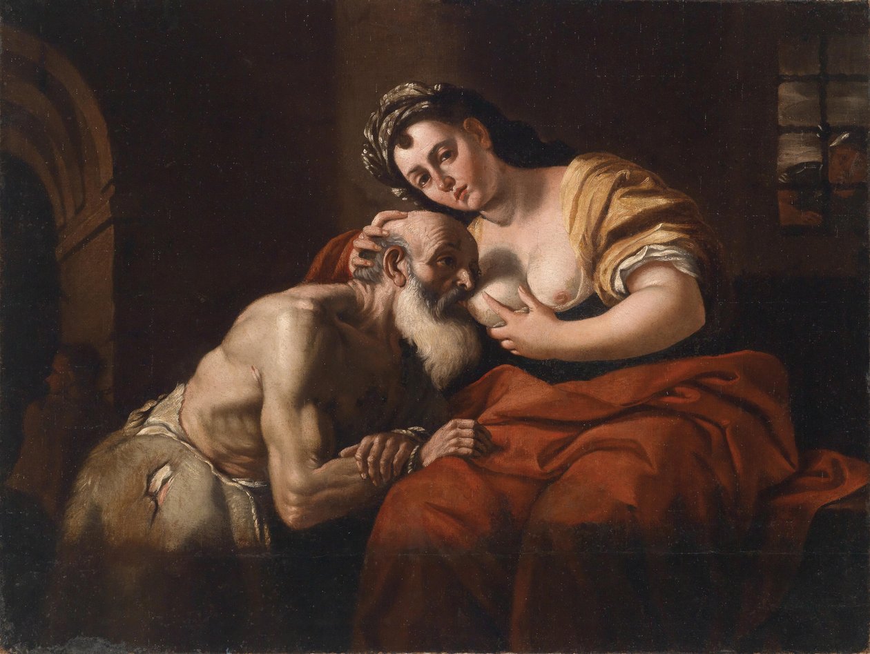 Caritas Romana alkotó: Follower of Mattia Preti