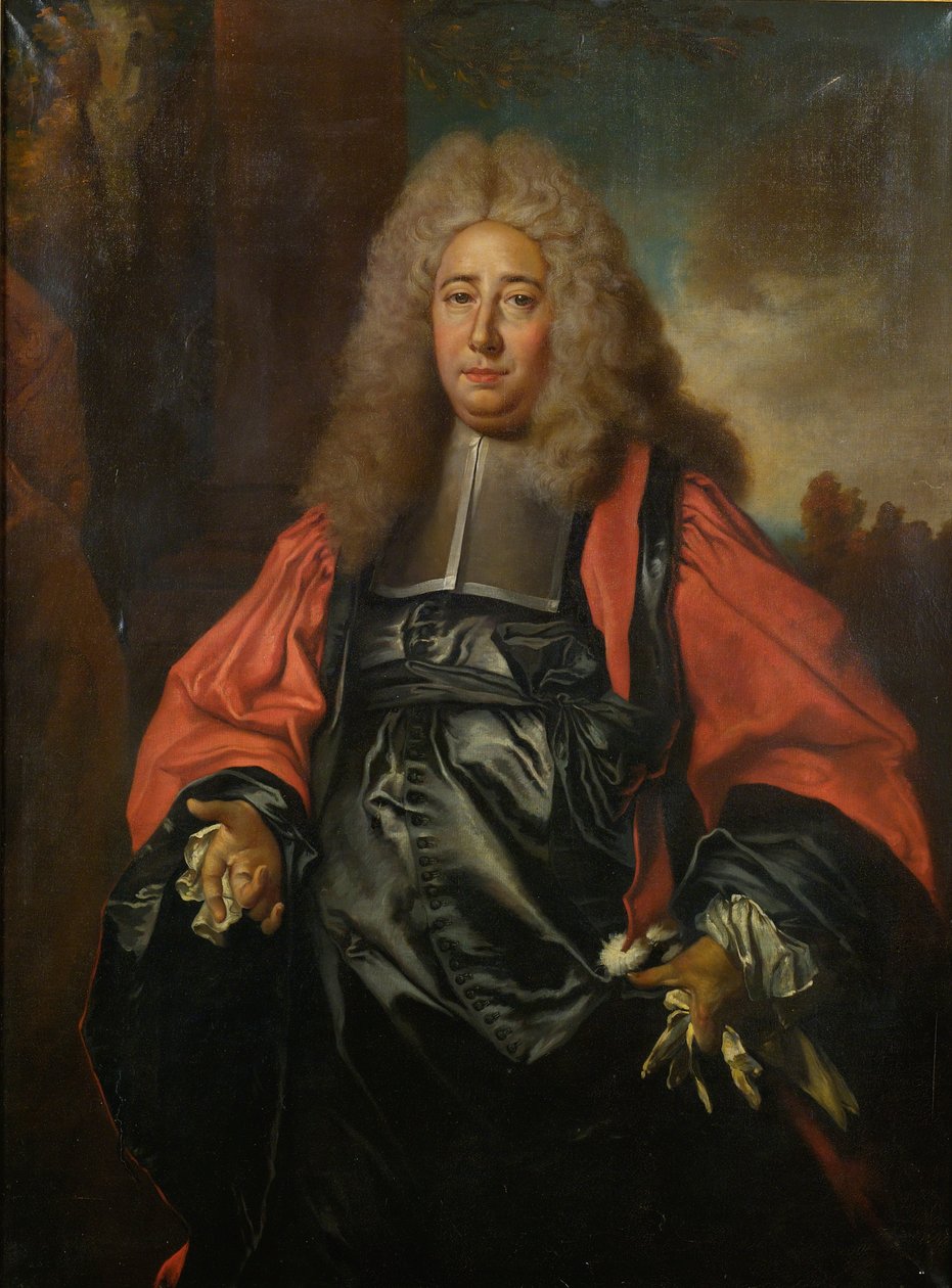 Egy francia bíró portréja. alkotó: Follower of Nicolas de Largillière
