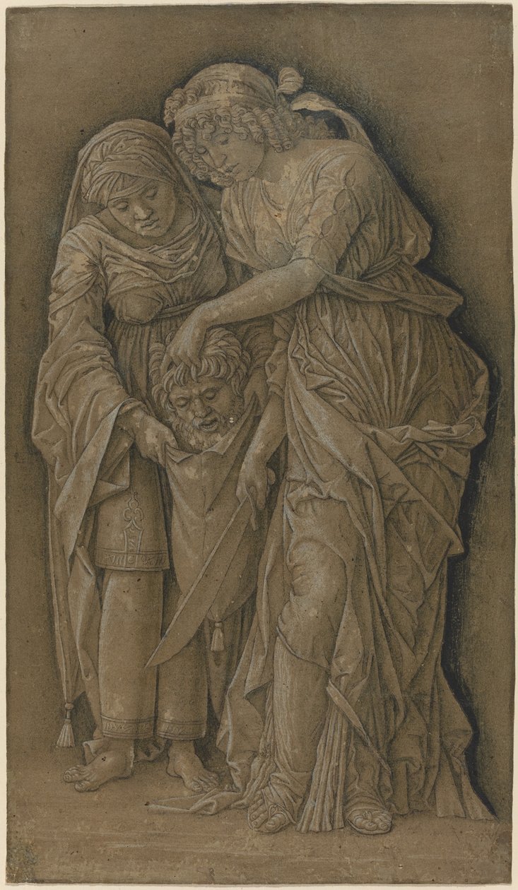 Judit a Holofernész fejével alkotó: Follower of Andrea Mantegna