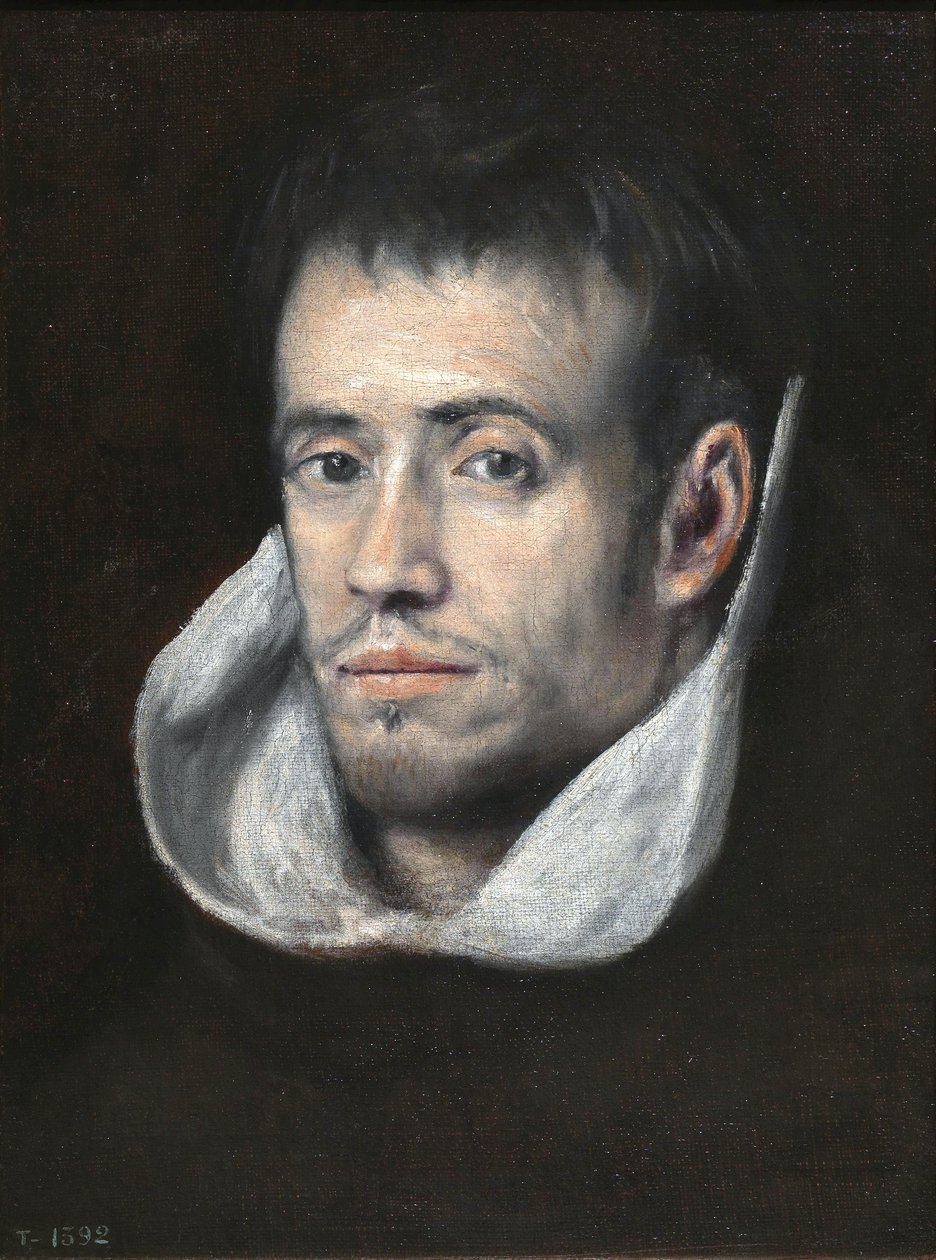 Domonkos (vagy trinitárius) szerzetes portréja alkotó: Follower of El Greco