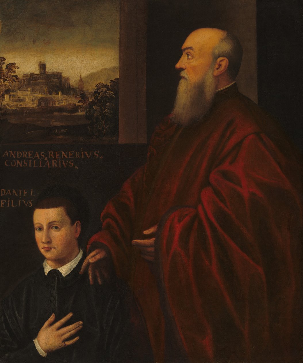 Andrea Renier és fia, Daniele alkotó: Follower of Jacopo Tintoretto