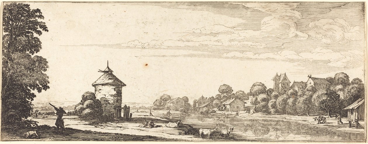 A galambtartó alkotó: Follower of Jacques Callot