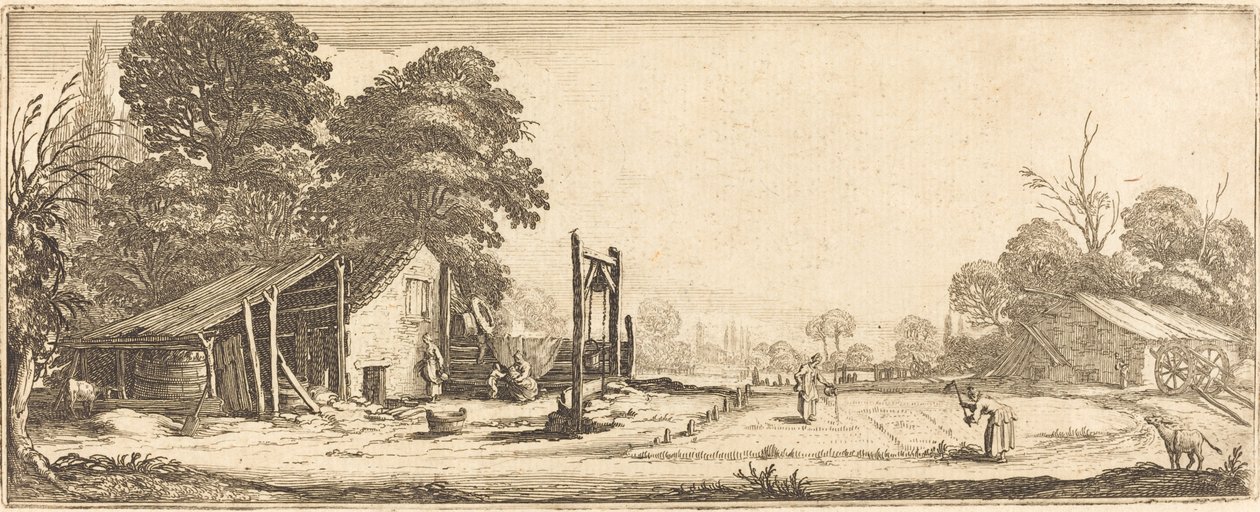 A kert alkotó: Follower of Jacques Callot