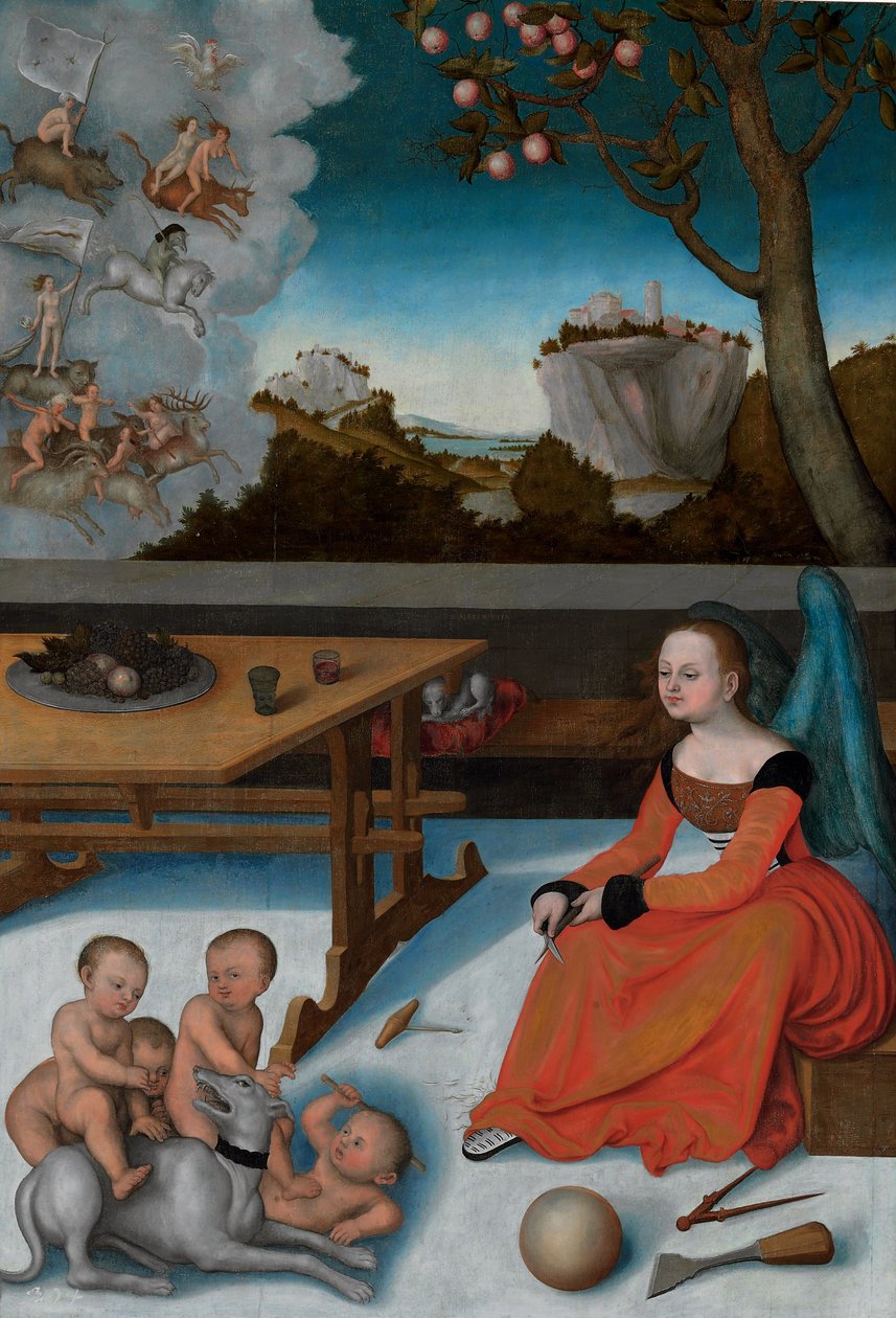 Melankólia alkotó: Follower of Lucas Cranach the Elder