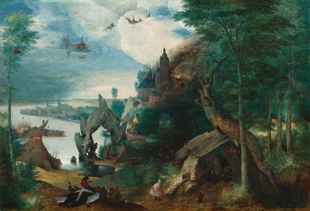 Szent Antal megkísértése alkotó: Follower of Pieter Bruegel the Elder