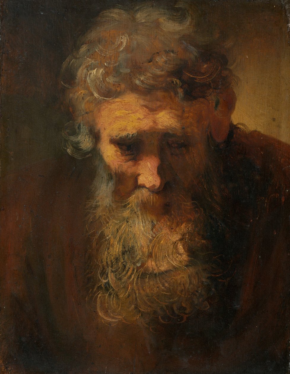 Tanulmány egy öregemberről alkotó: Follower of Rembrandt van Rijn