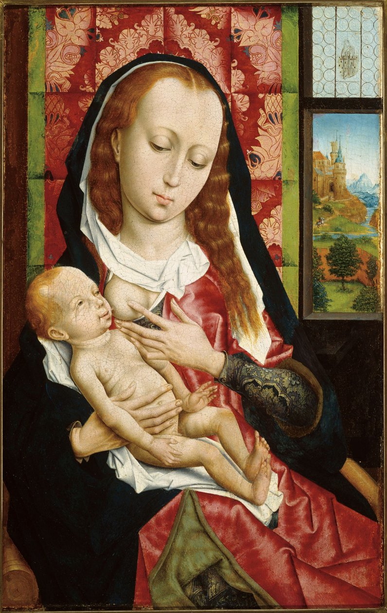 A Szűzanya és gyermeke alkotó: Follower of Rogier van der Weyden