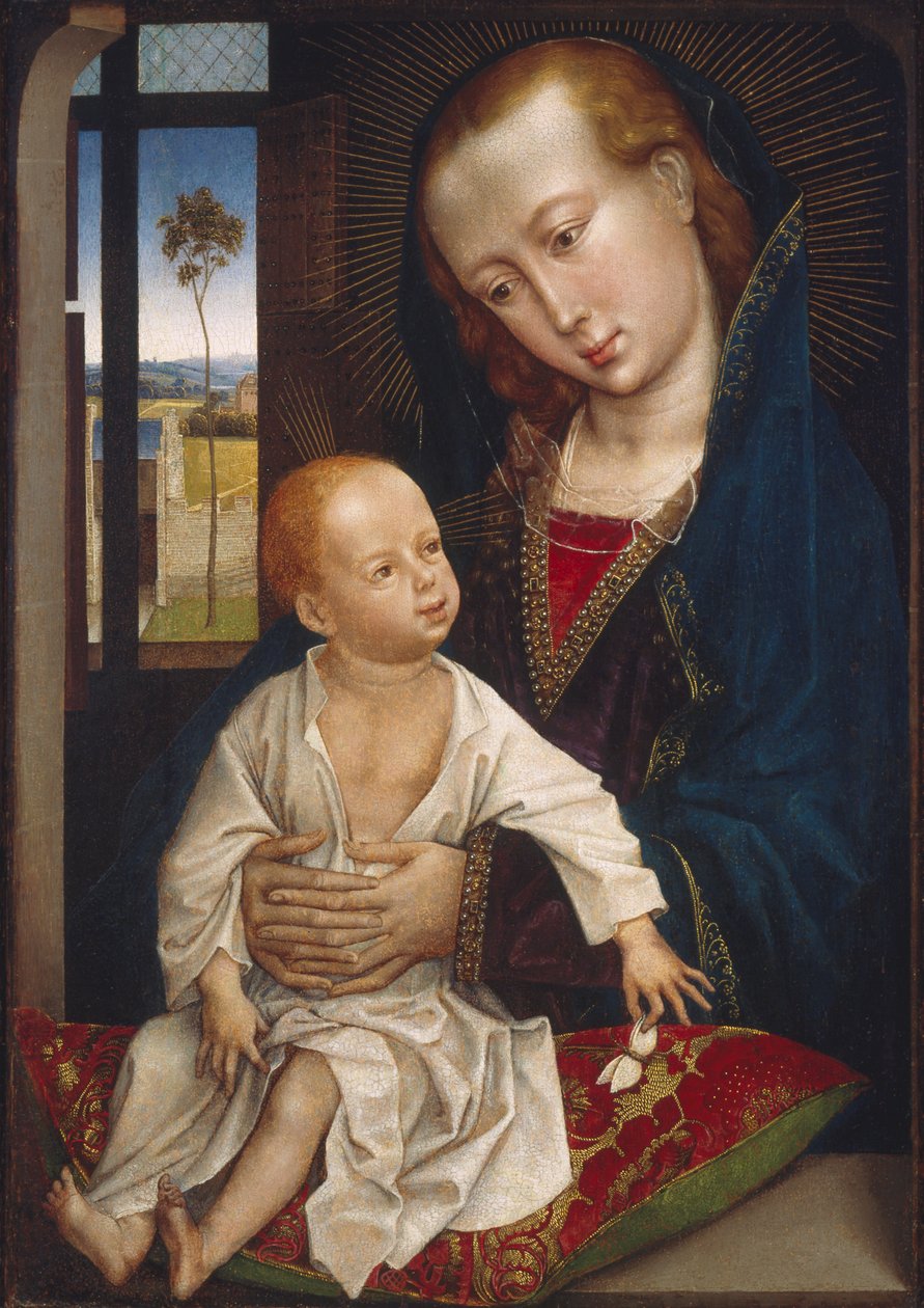 Szűz és Gyermek alkotó: Follower of Rogier van der Weyden