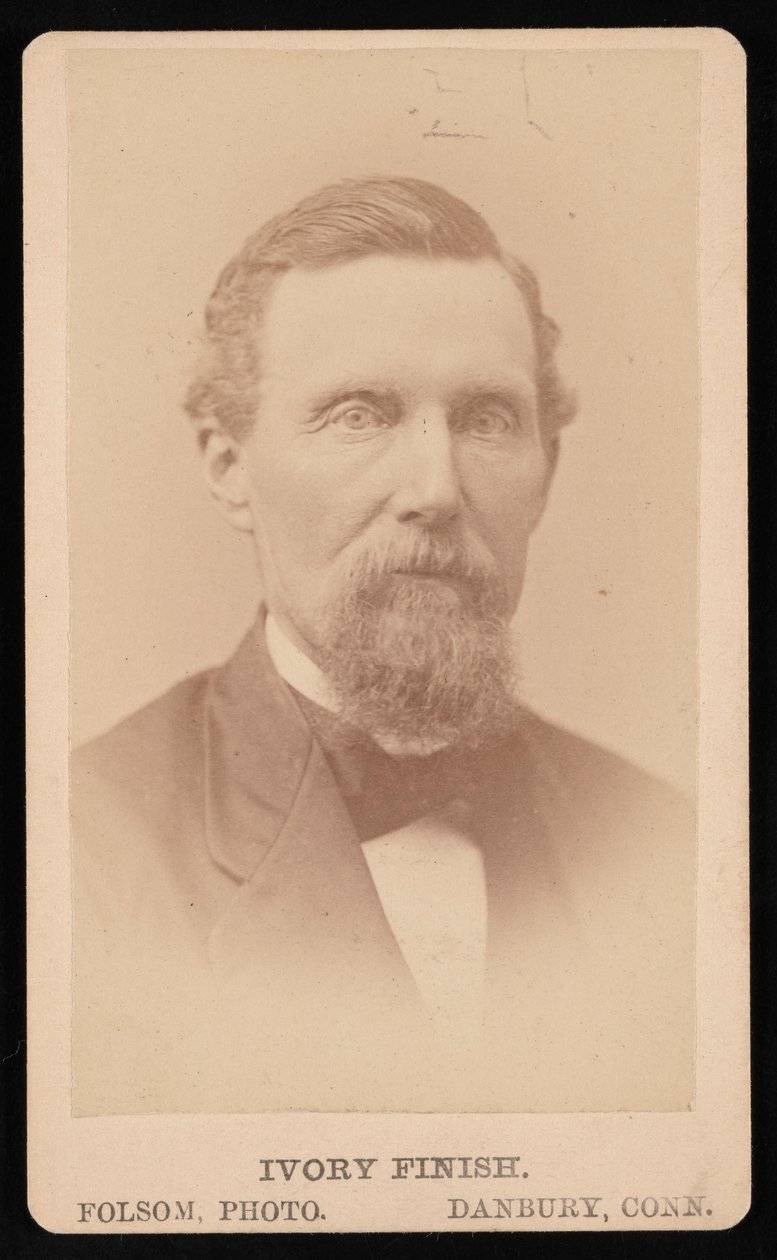 B.B. Kellogg portréja, 1876 előtt. alkotó: Folsom Photo