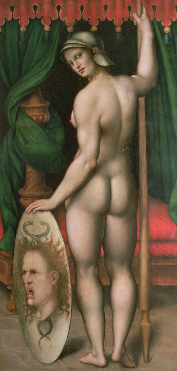 Pallas Athéné (panel) alkotó: Fontainebleau School