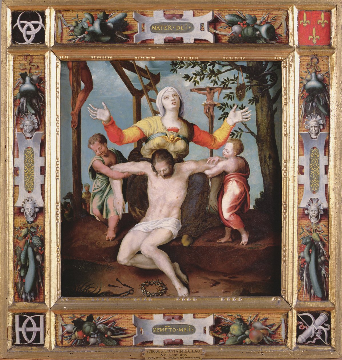 Pieta, Kis Ante szoba alkotó: Fontainebleau School