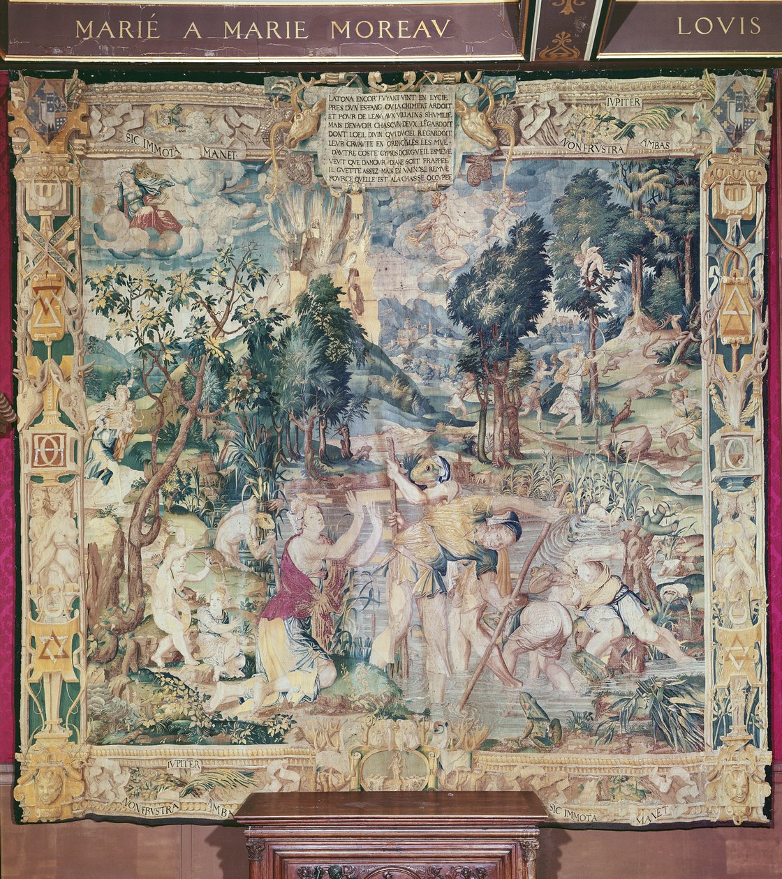 Latona története, Diana történetéből alkotó: Fontainebleau School