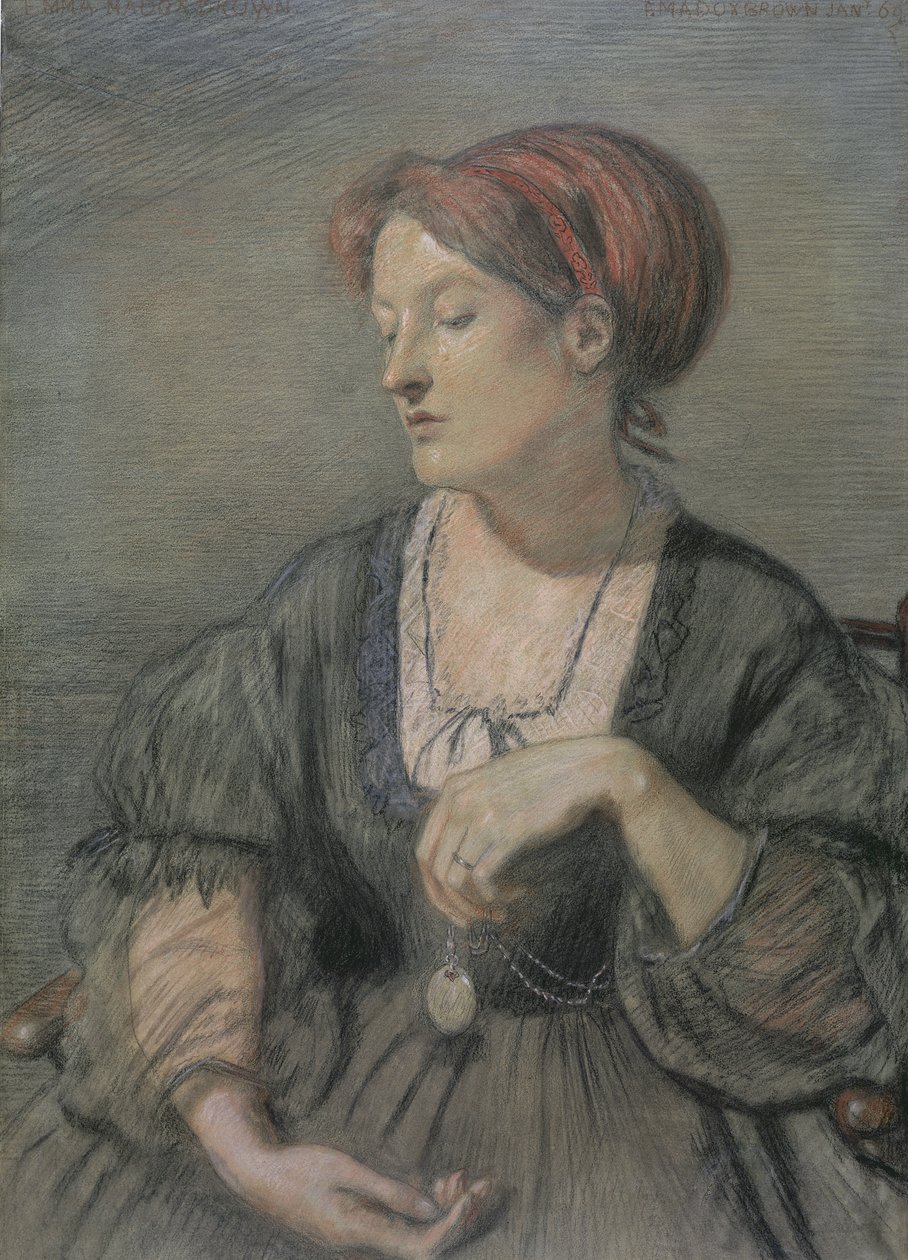 Emma Madox Brown (1829-90) 1869 (pasztell) alkotó: Ford Madox Brown