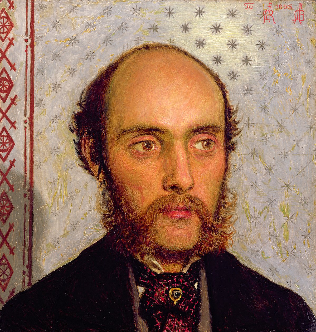 William Michael Rossetti (1829-1919) portréja, Lámpafény, 1856 (panel) alkotó: Ford Madox Brown