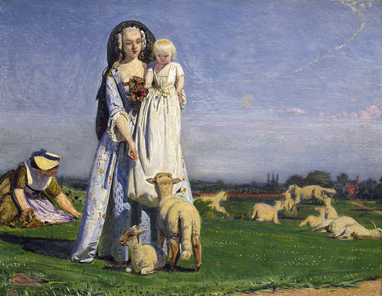 A szép Baa-bárányok, 1852 alkotó: Ford Madox Brown