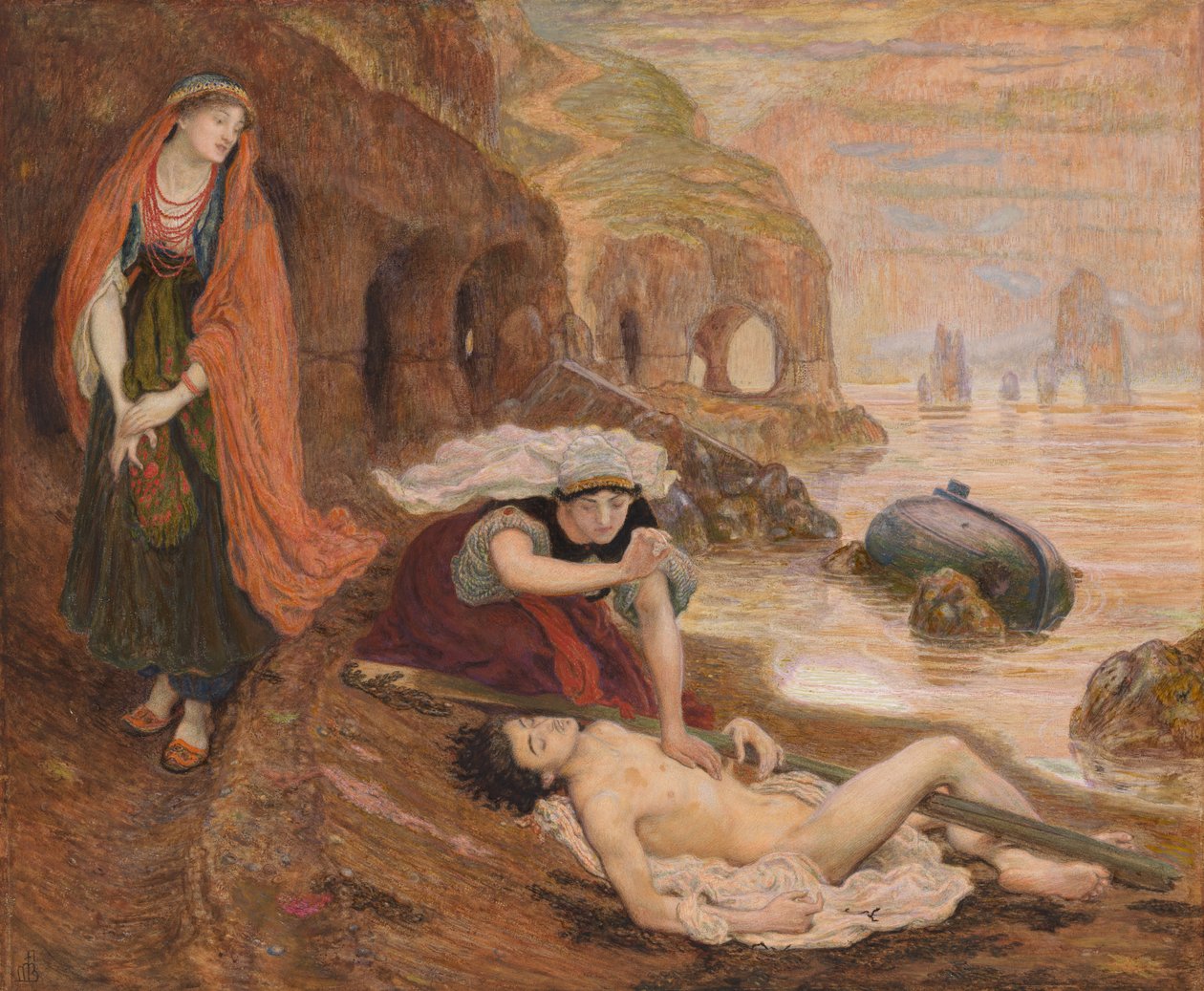 Haidée Don Juan megállapítása alkotó: Ford Madox Brown