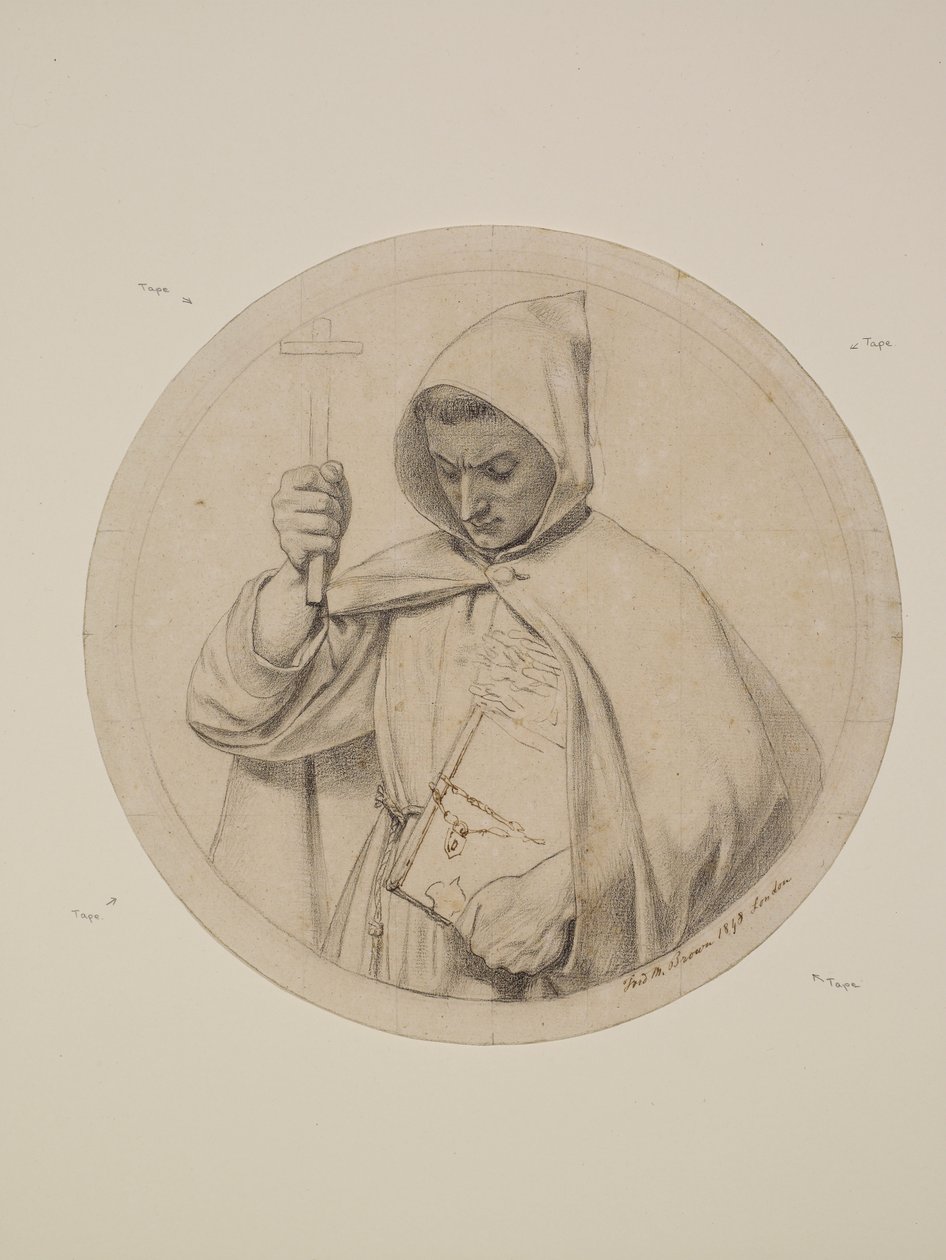 Wycliffe olvasata a Biblia fordítása alkotó: Ford Madox Brown