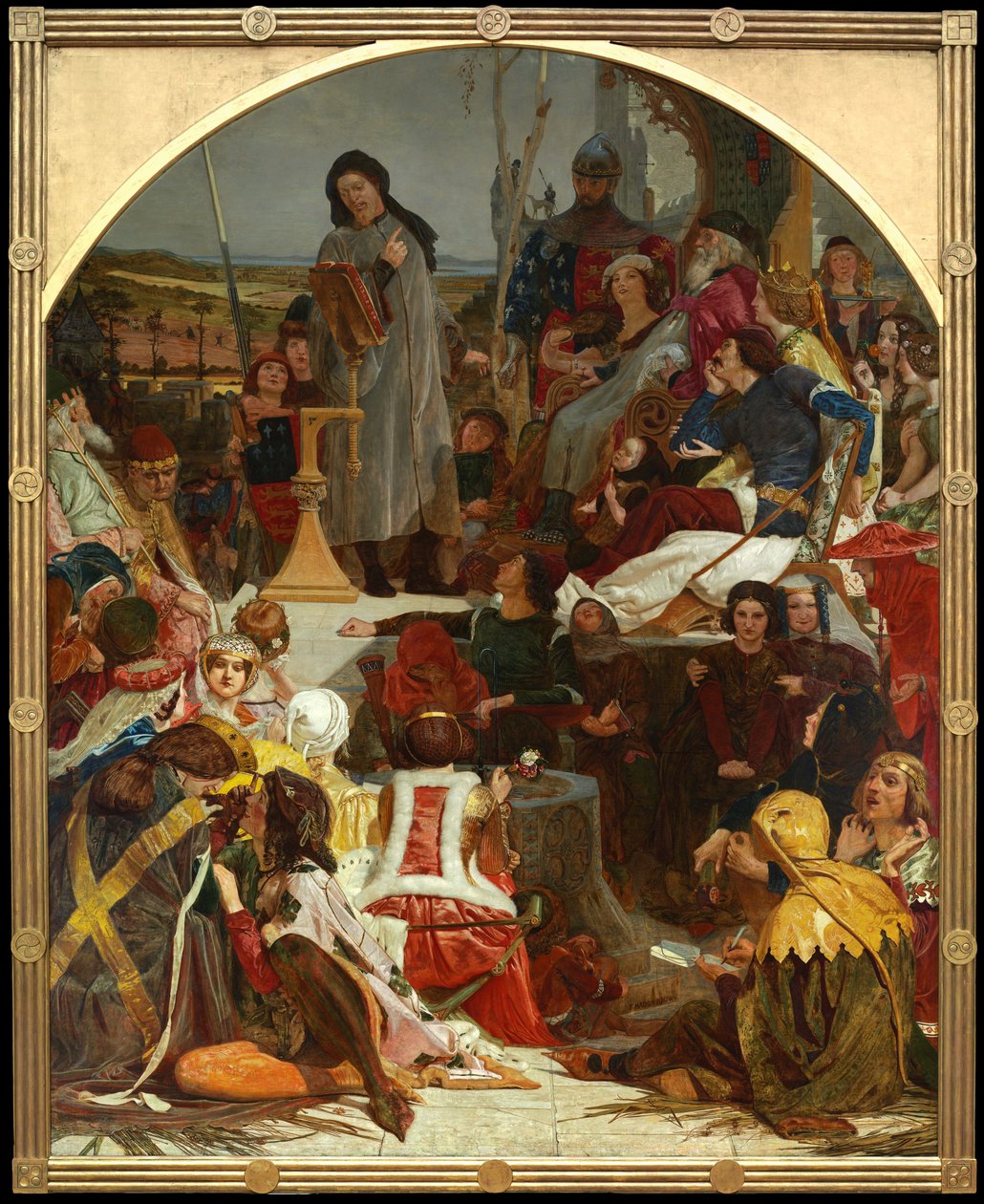 Chaucer III. Edward udvarában alkotó: Ford Madox Brown