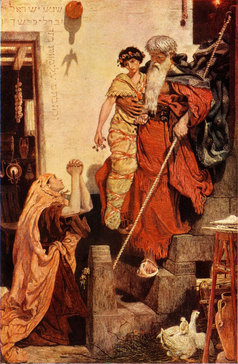„Illés az özvegy fiát helyreállítva”, 1943. alkotó: Ford Madox Brown
