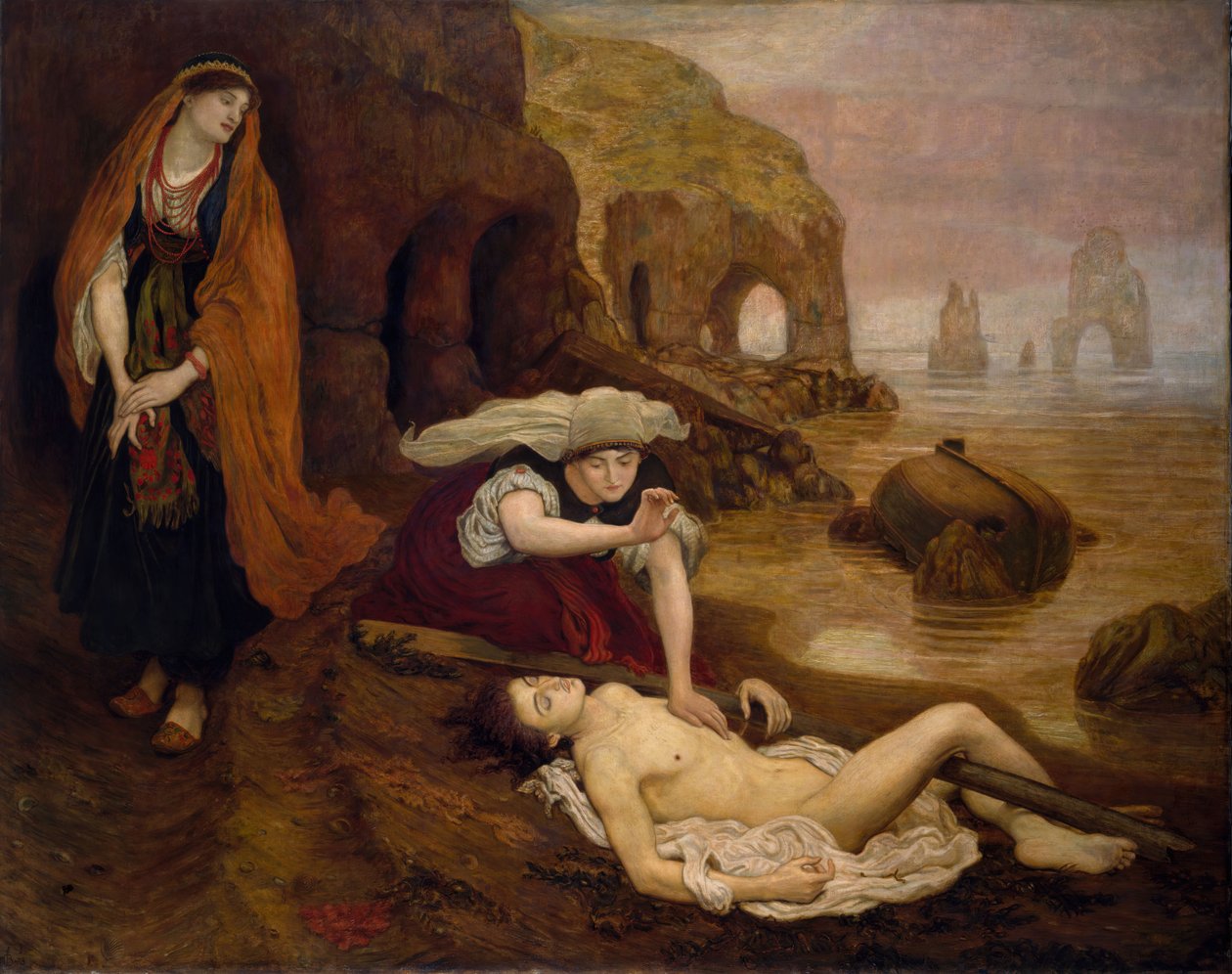 Haidee Don Juan megtalálása, 1870. alkotó: Ford Madox Brown