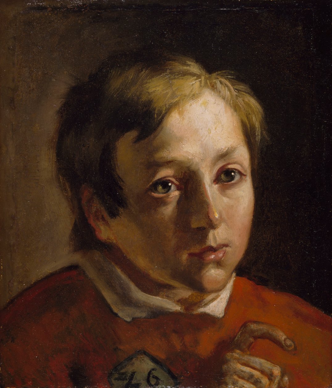 Fiúportré, 1835-45 alkotó: Ford Madox Brown